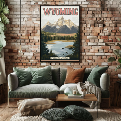 Wyoming Vintage Poster