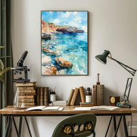 Malta Blue Lagoon Comino Island View Poster