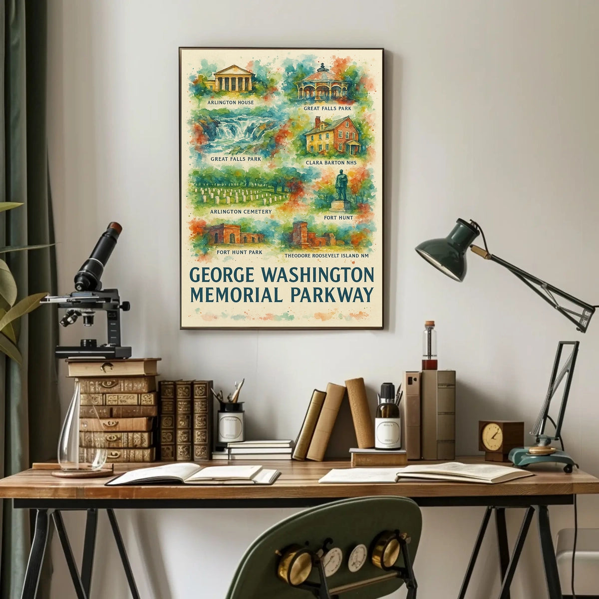George Washington Memorial Parkway Poster