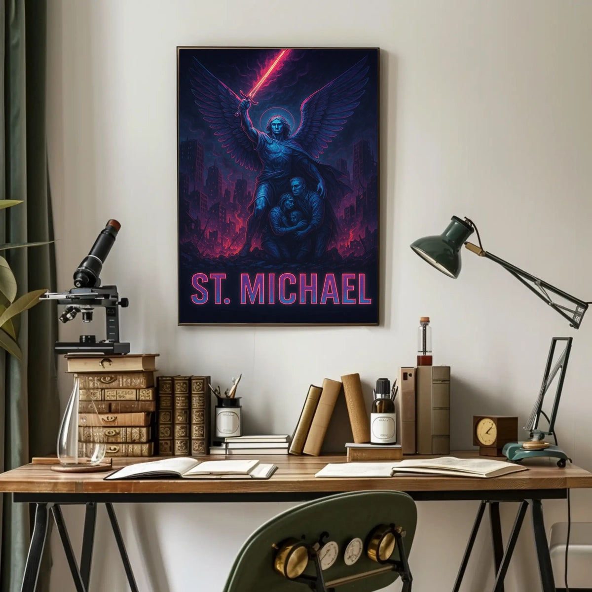 St. Michael Protector Of The City Poster