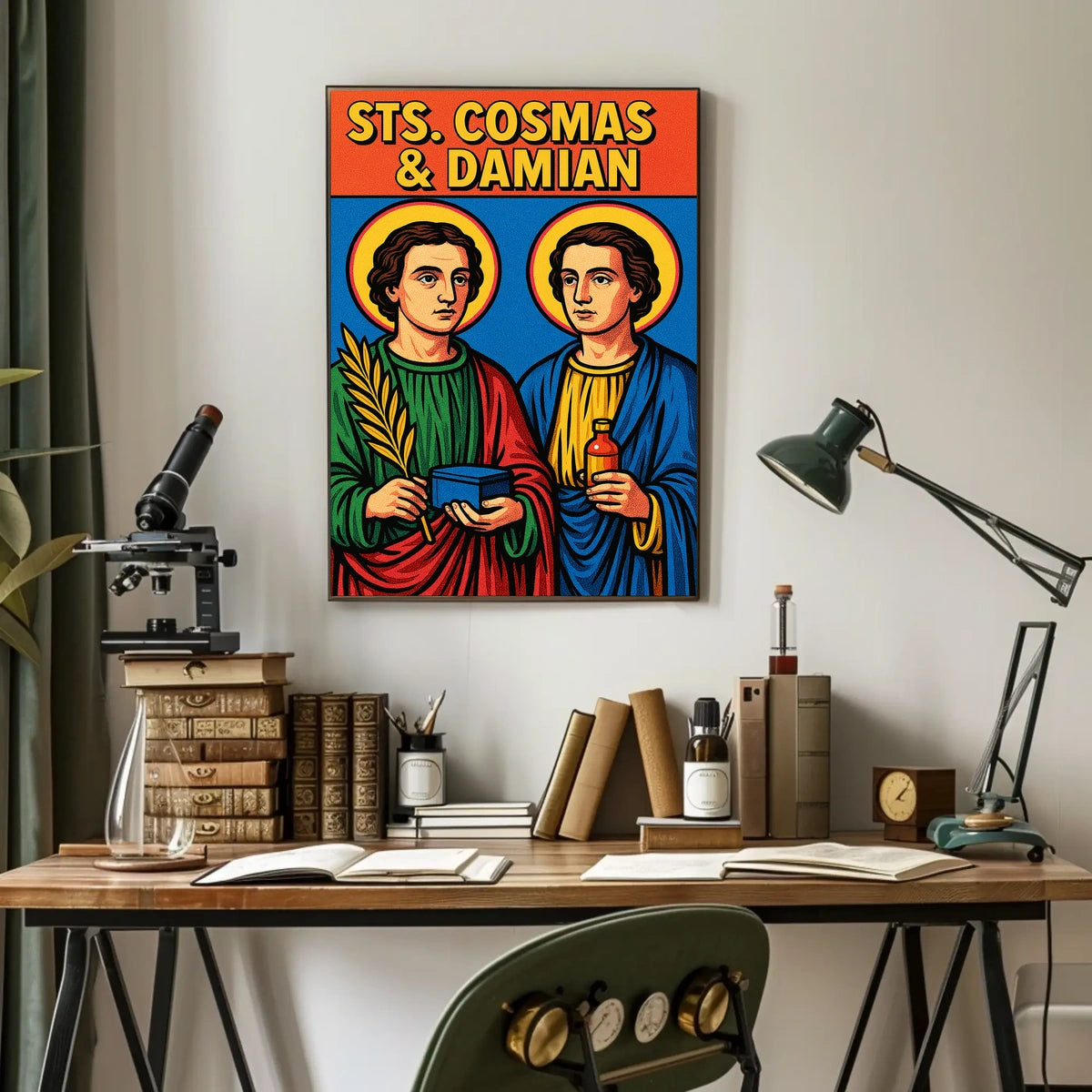 Saints Cosmas and Damian Poster