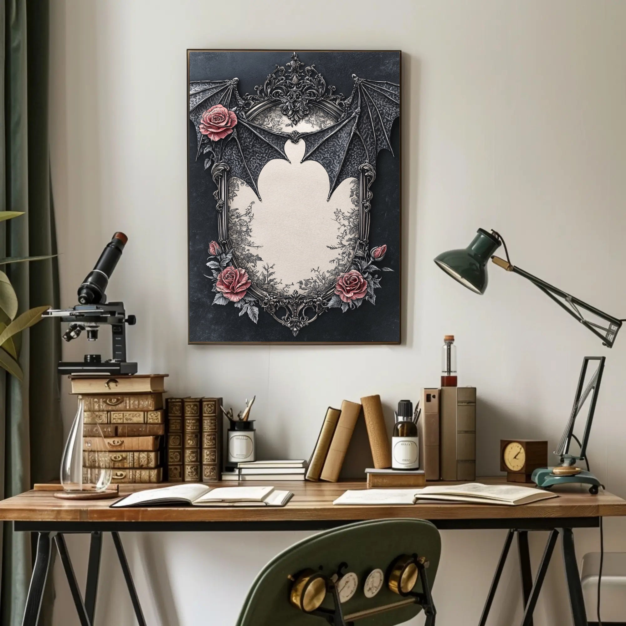 Gothic Elegance Frame Poster