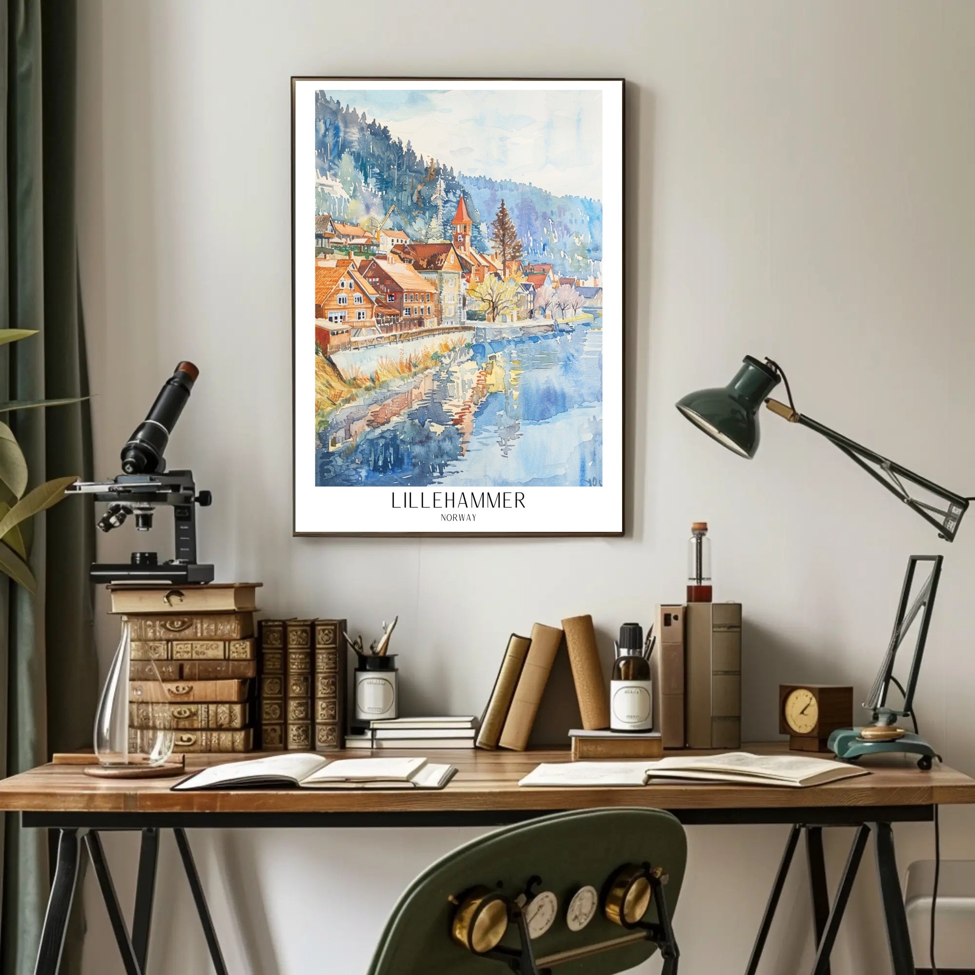 Lillehammer, Norway Poster PosterGoat