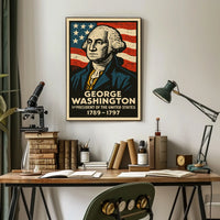 George Washington 1st President Poster