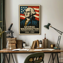George Washington 1st President Poster