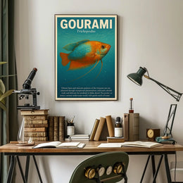 Gourami A Photorealistic Exploration Poster