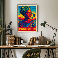 Cameroon Portrait Poster