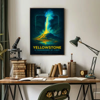 Yellowstone A Phenomenon of Light Poster