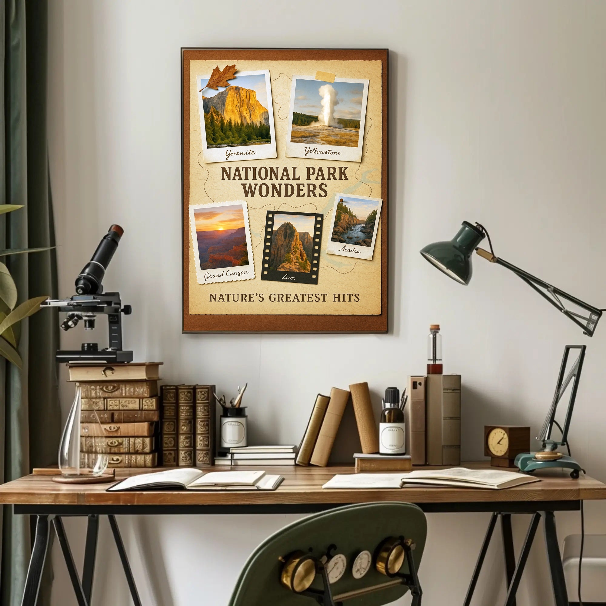 National Park Wonders Poster PosterGoat