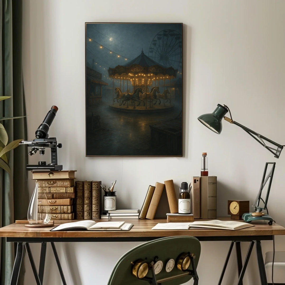 Enchanted Carnival Night Poster
