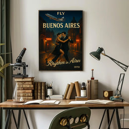 Fly To Buenos Aires Rhythm In Aires Poster