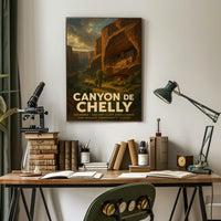 Canyon De Chelly Scenic Vintage Southwest Collectors Poster