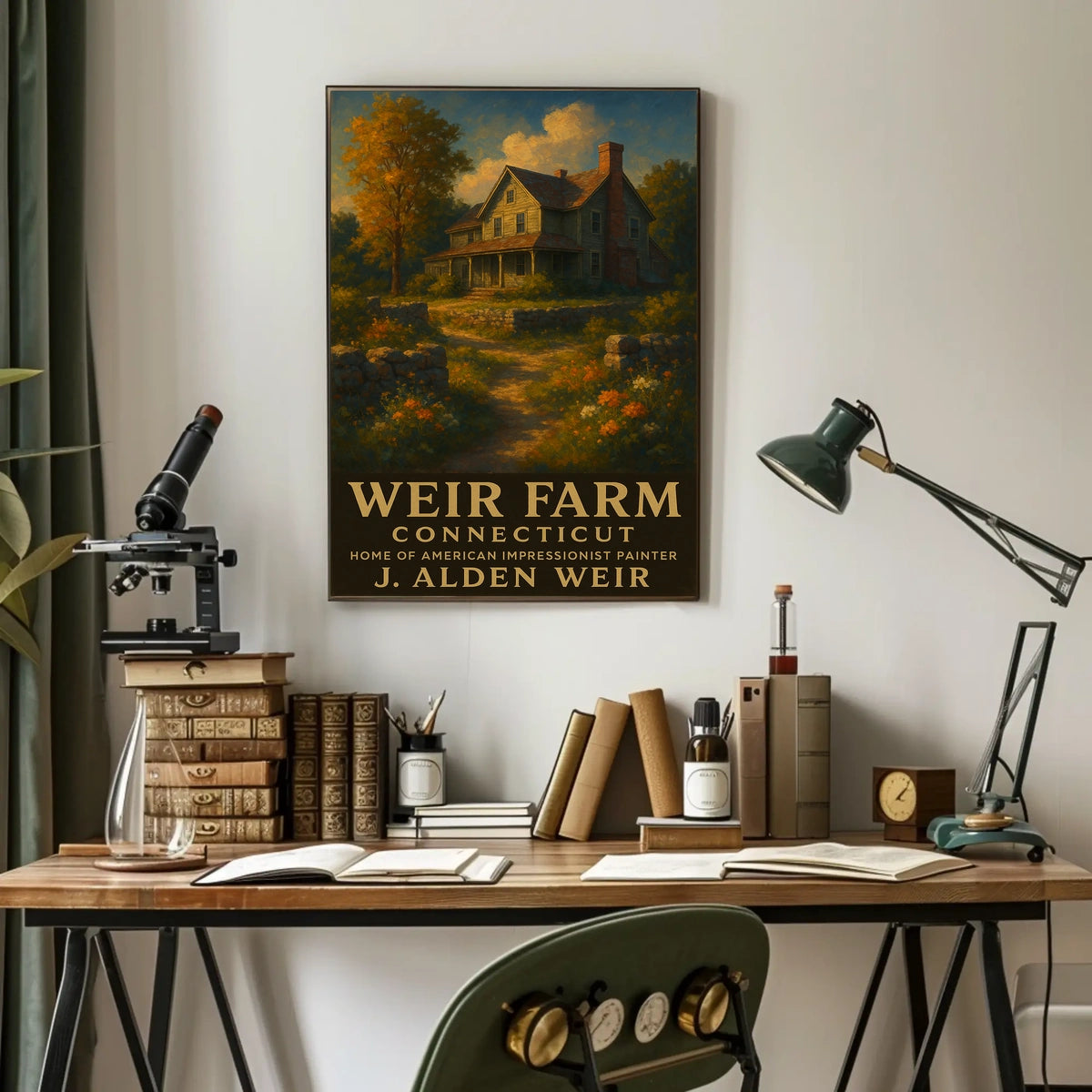 Weir Farm Home Of J. Alden Weir Poster