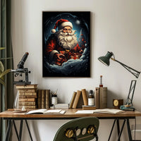 Santa Claus In Winter Wonderland Poster
