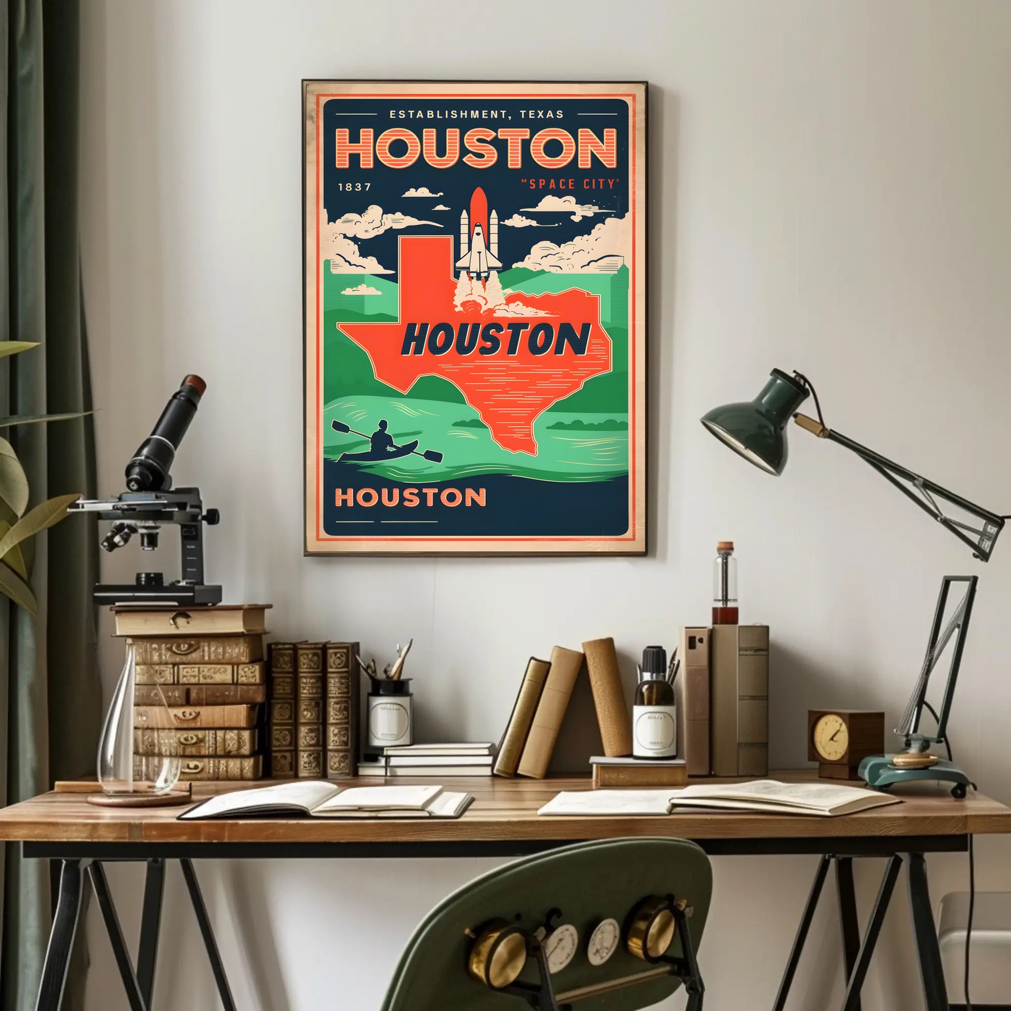 Houston: Space City Poster