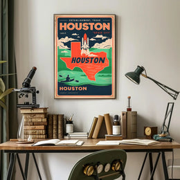 Houston: Space City Poster