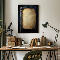 Antique Book Design Art Print Heritage Poster