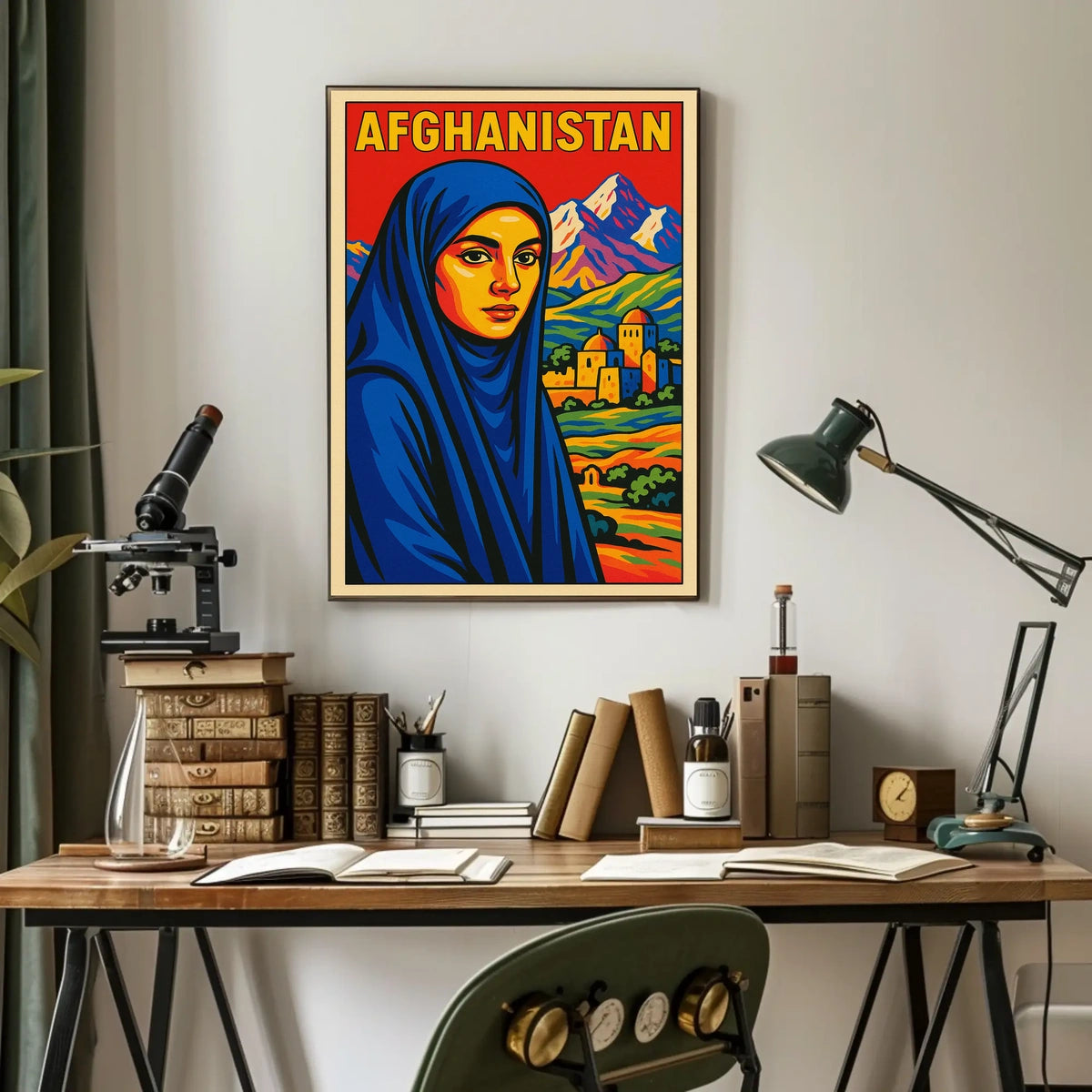 Afghanistan Cultural Portrait Poster