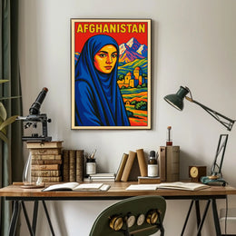 Afghanistan Cultural Portrait Poster
