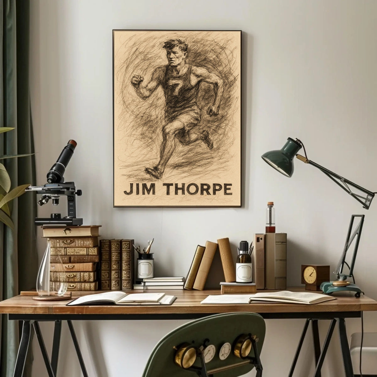 Jim Thorpe Athletic Legend Poster