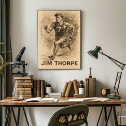 Jim Thorpe Athletic Legend Poster