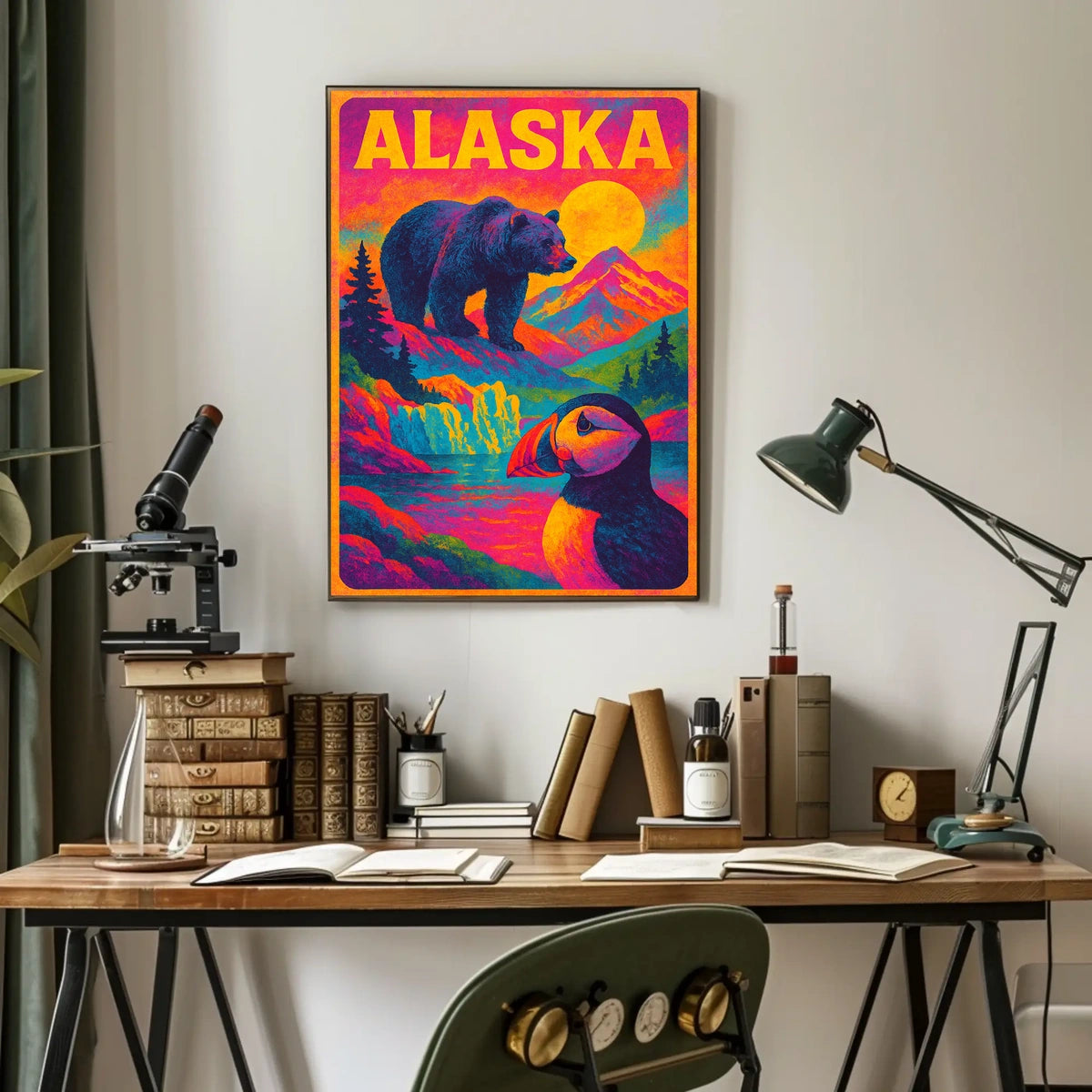 Alaska Wildlife Wonders Poster