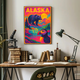Alaska Wildlife Wonders Poster