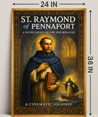 St. Raymond of Pennafort A Cinematic Journey Poster PosterGoat