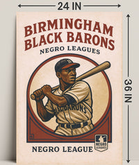 Birmingham Black Barons Negro Leagues Poster PosterGoat
