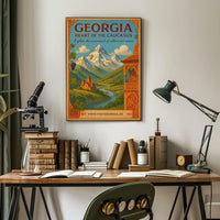 Georgia Heart Of The Caucasus Poster