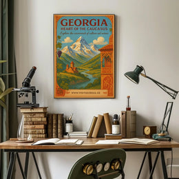 Georgia Heart Of The Caucasus Poster