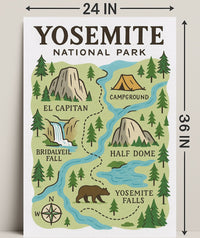 Explore Yosemite National Park Poster PosterGoat
