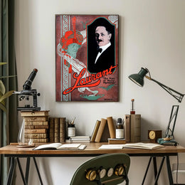 Laurant's Enigmatic Vintage Illusionist Magic Show Poster - Artistic Poster