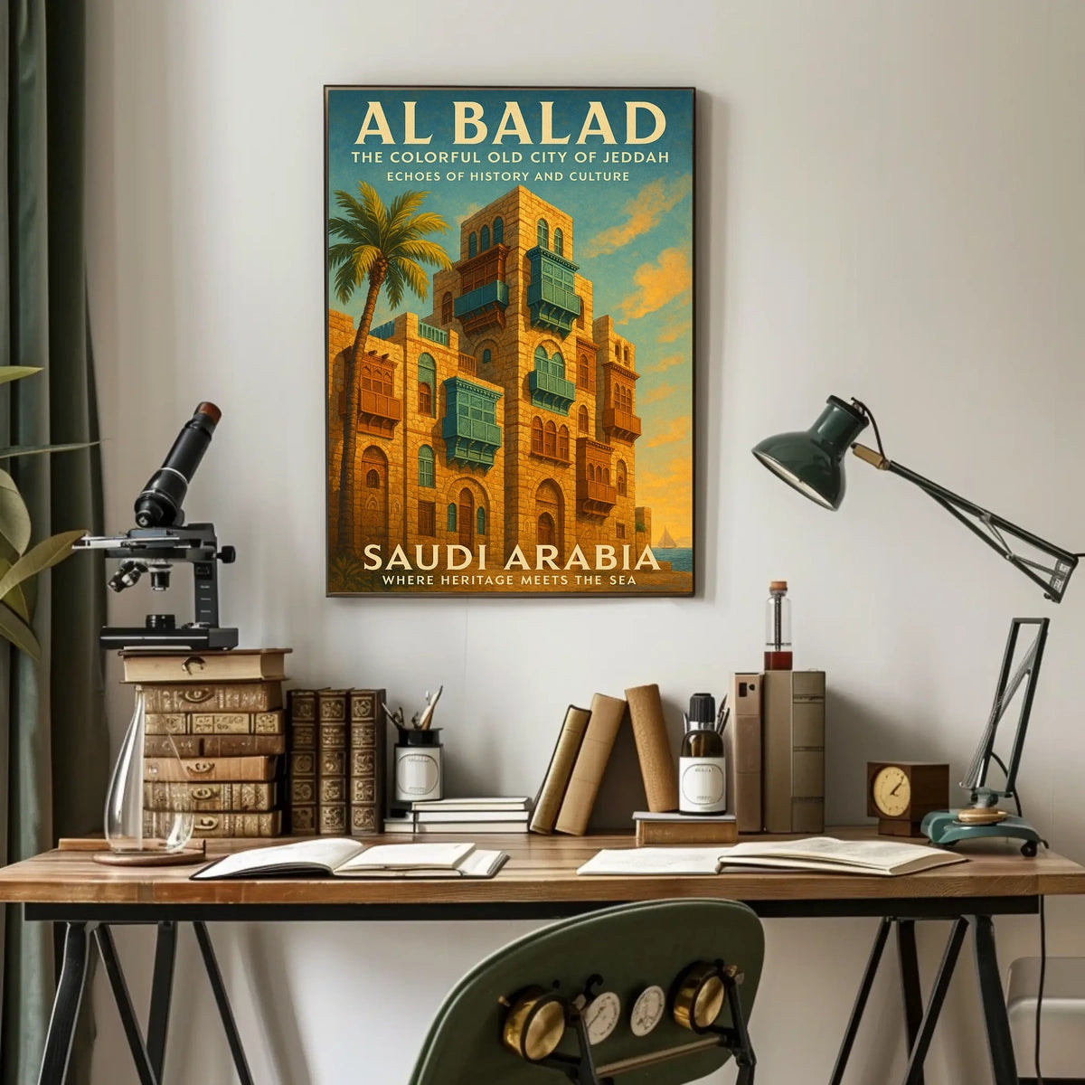 Al Balad The Colorful Old City Of Poster