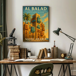 Al Balad The Colorful Old City Of Poster