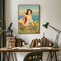 Lago Di Como Vintage Elegance Vintage Poster
