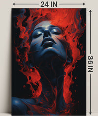 Fiery Elegance Poster