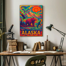 Vibrant Alaska Wilderness Poster