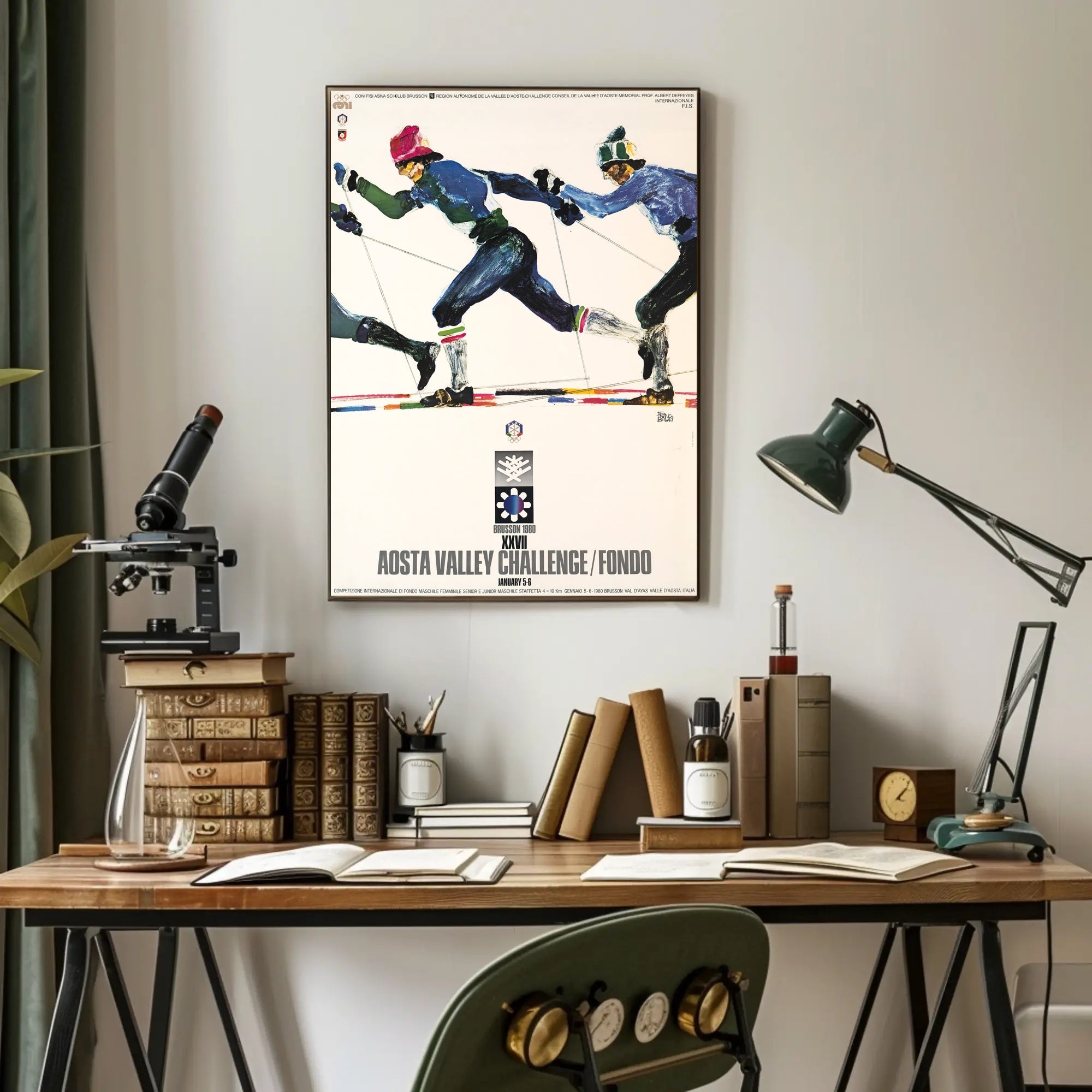 Aosta Valley Challenge 1980 Poster PosterGoat