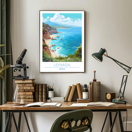 Coastal Beauty of Lefkada Poster