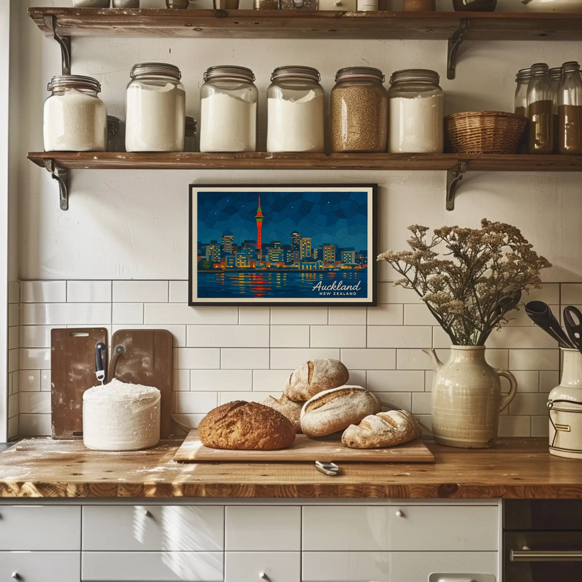 Auckland Skyline Poster