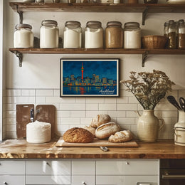 Auckland Skyline Poster