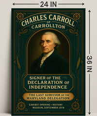 Charles Carroll of Carrollton Signer of the Declaration of Independence Poster PosterGoat