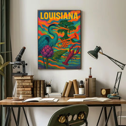 Louisiana Vibrance Poster