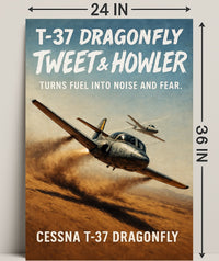 Cessna T-37 Dragonfly Poster PosterGoat