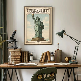Statue of Liberty 1886 Poster PosterGoat