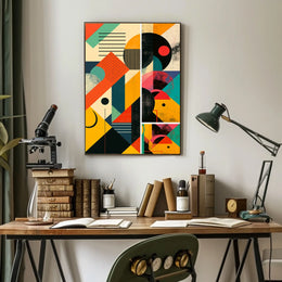 Geometric Abstraction Abstract Poster