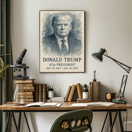 Donald Trump 47th President Poster