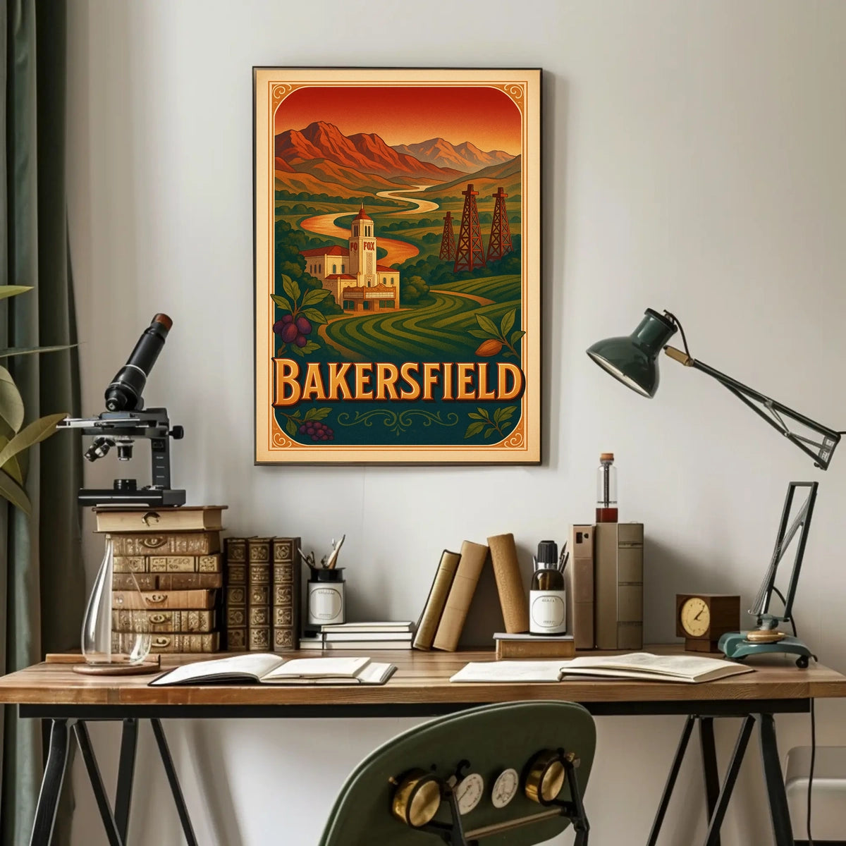 Bakersfield Landscape Poster