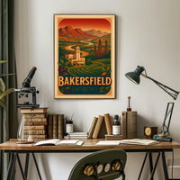 Bakersfield Landscape Poster
